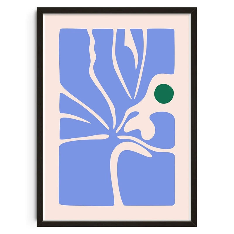 Oasis - Vintage Retro Abstract Print Poster