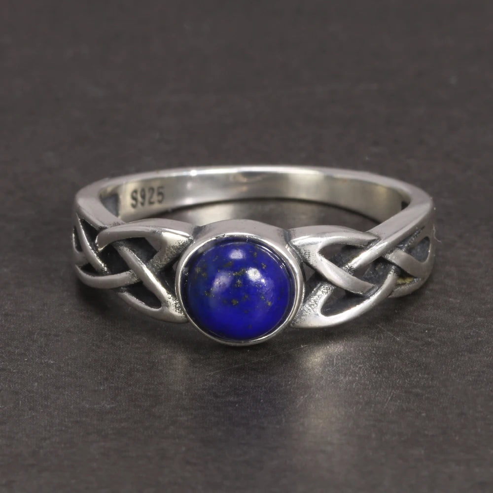Classic Vampire Band with Natural Lapis Lazuli