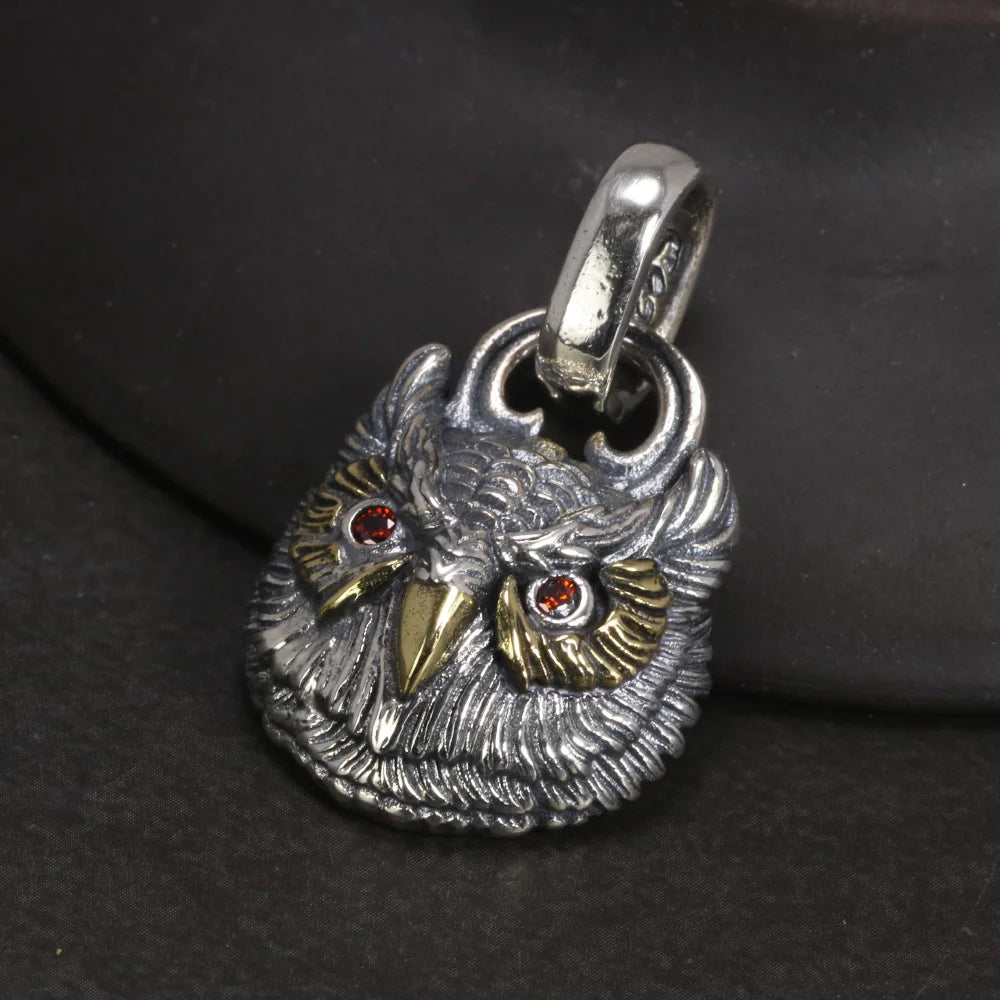 Red Owl Pendant