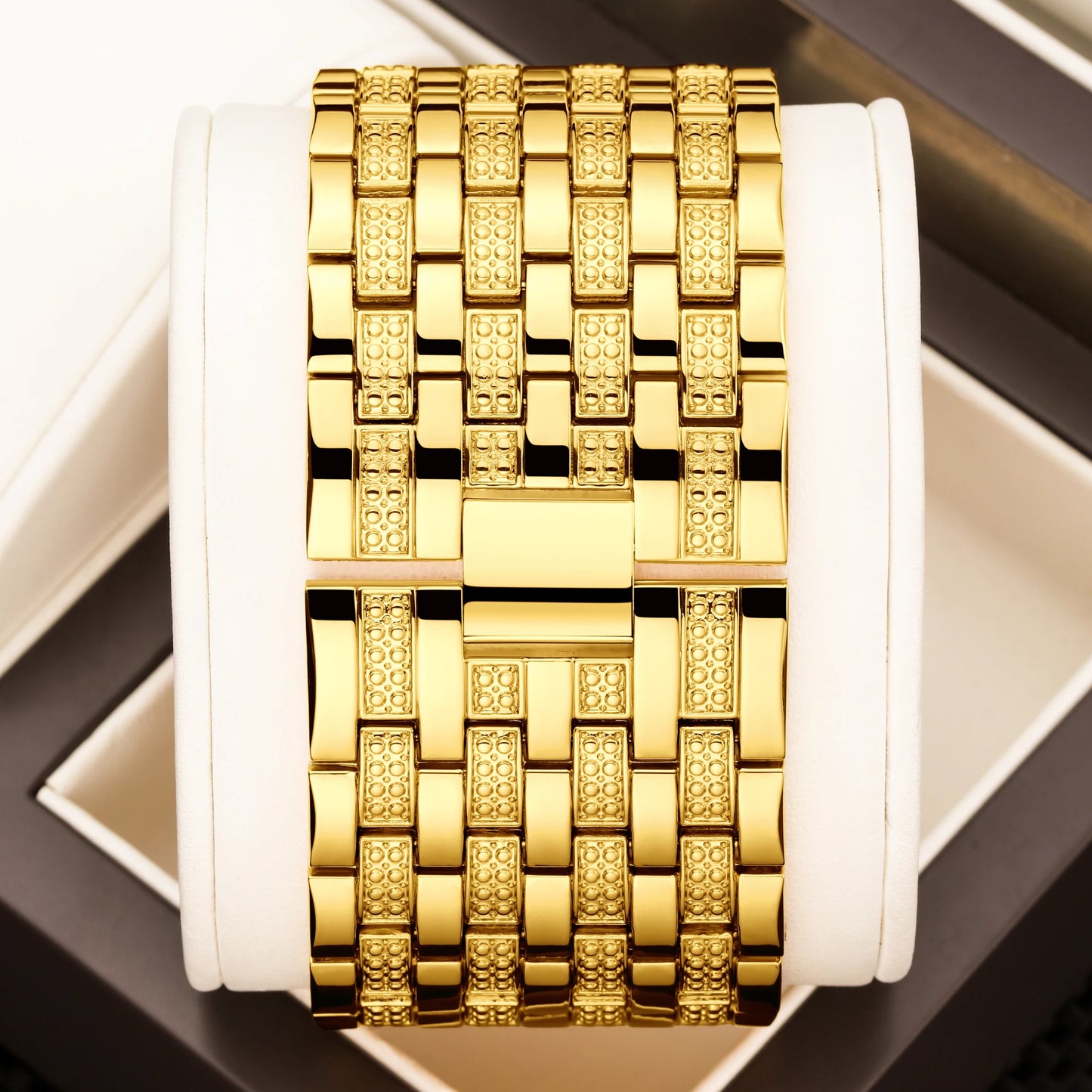 Yalalusi Quartz Crystal Band Watch - Dark Treasure