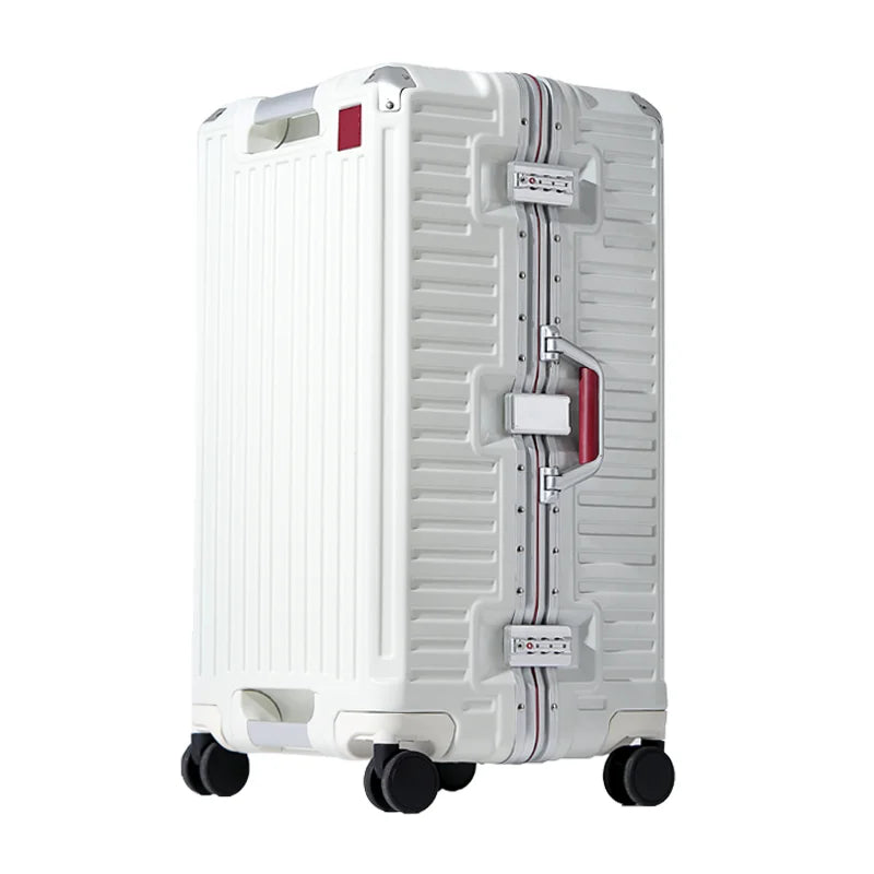 Wide Handle Reinforced Suitcase