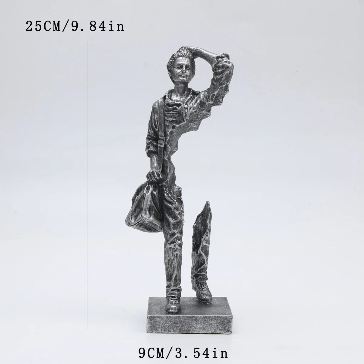 Silver Abstract Traveller Sculpture
