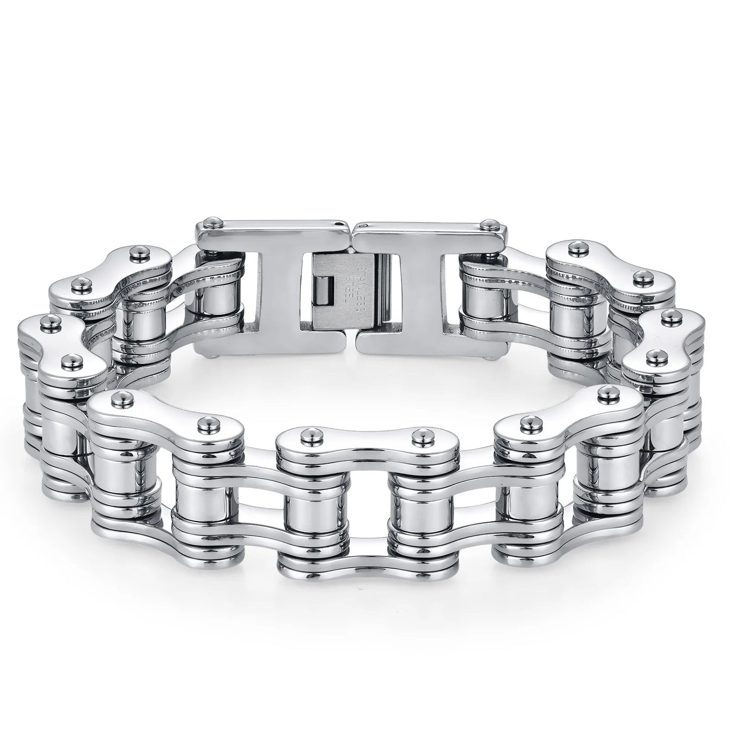 Stainless Steel Bicycle Chain Bracelet