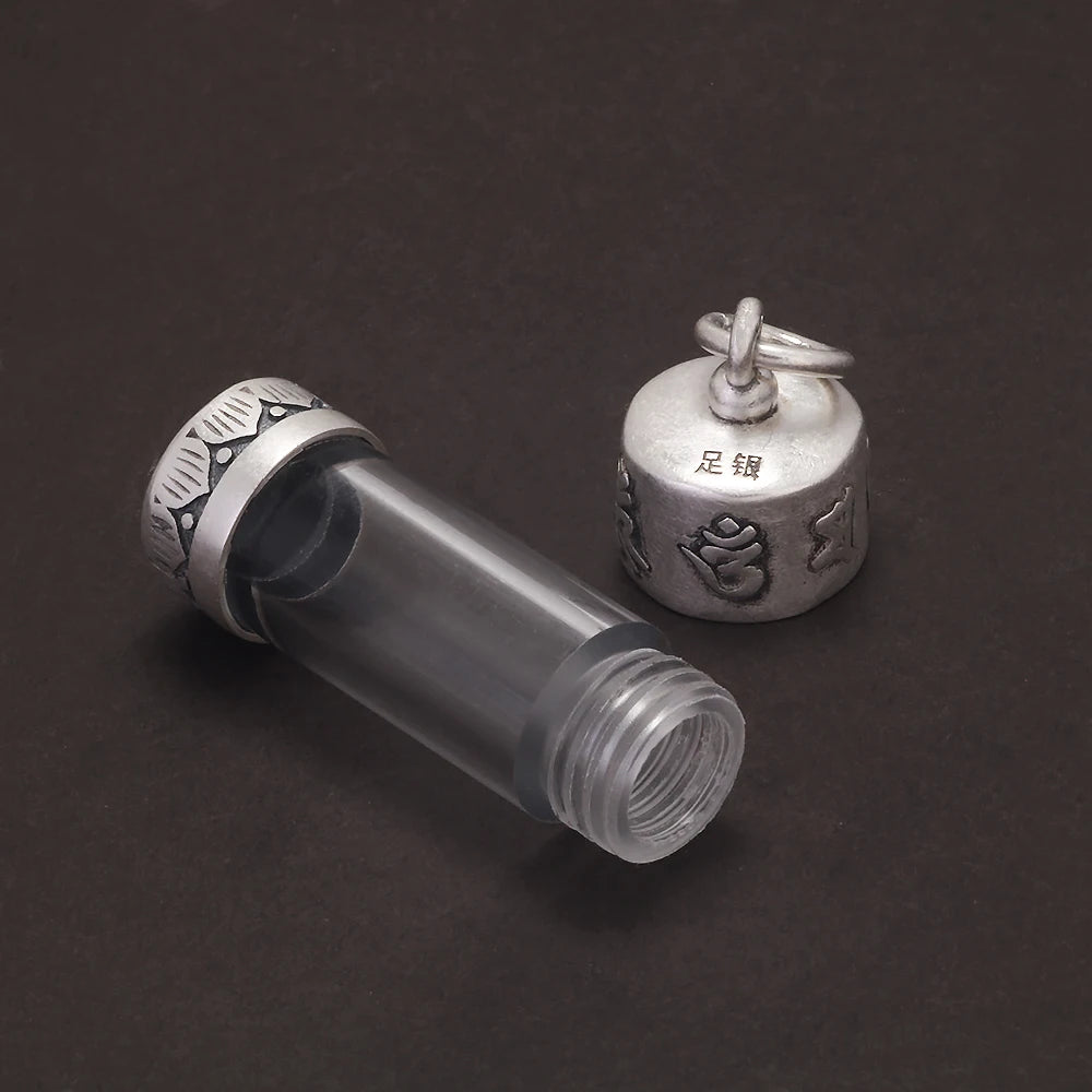Small Openable Acrylic Vial Pendant