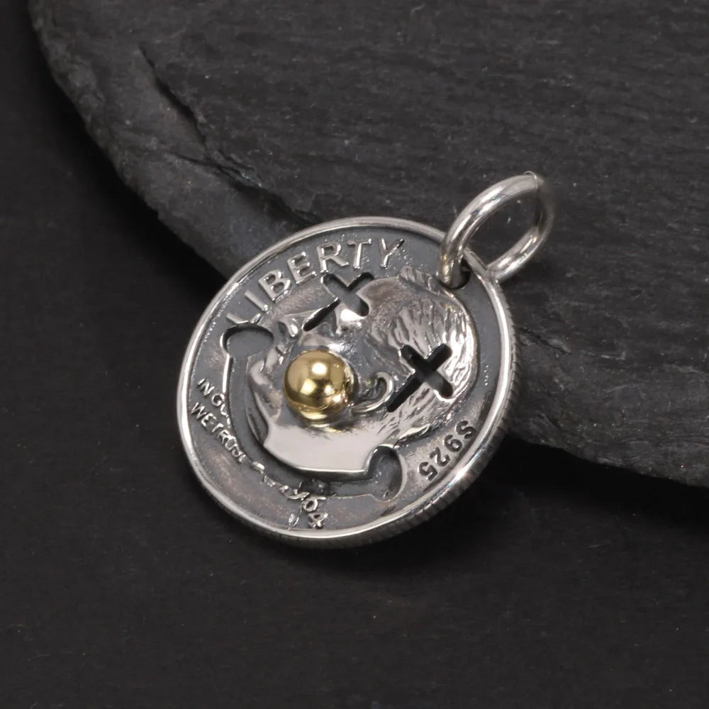Clown Coin Pendant