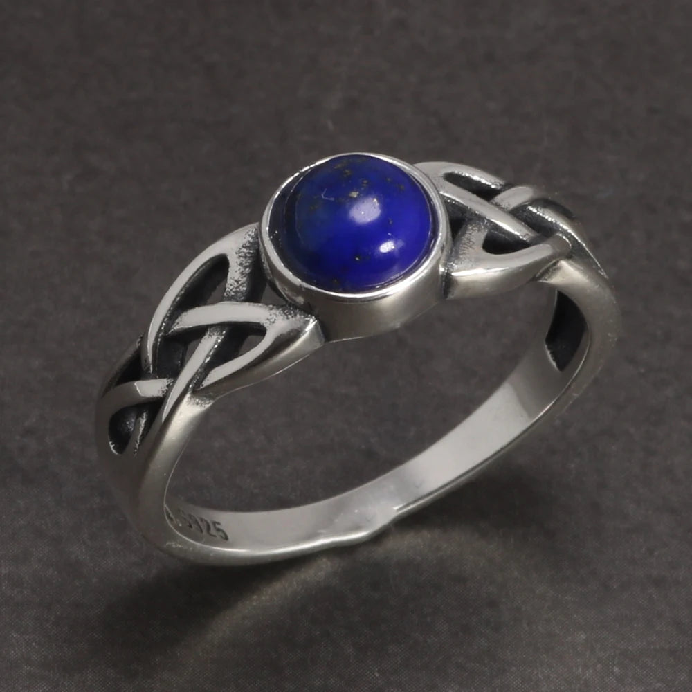 Classic Vampire Band with Natural Lapis Lazuli