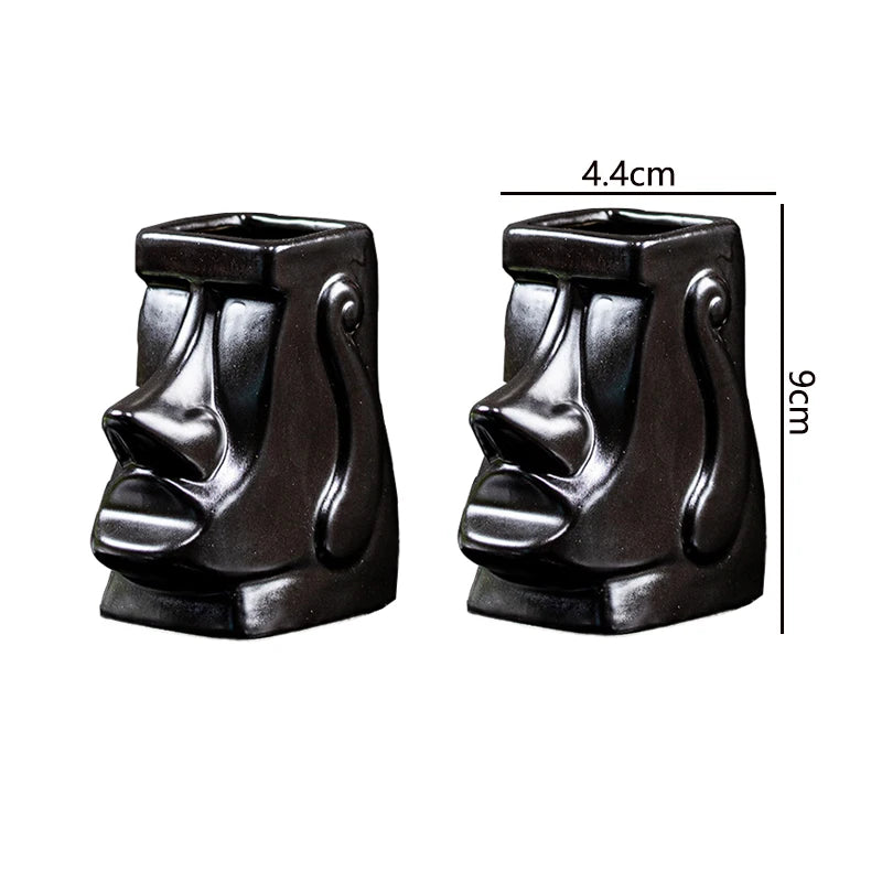 Brown Mini Tiki Cup Set