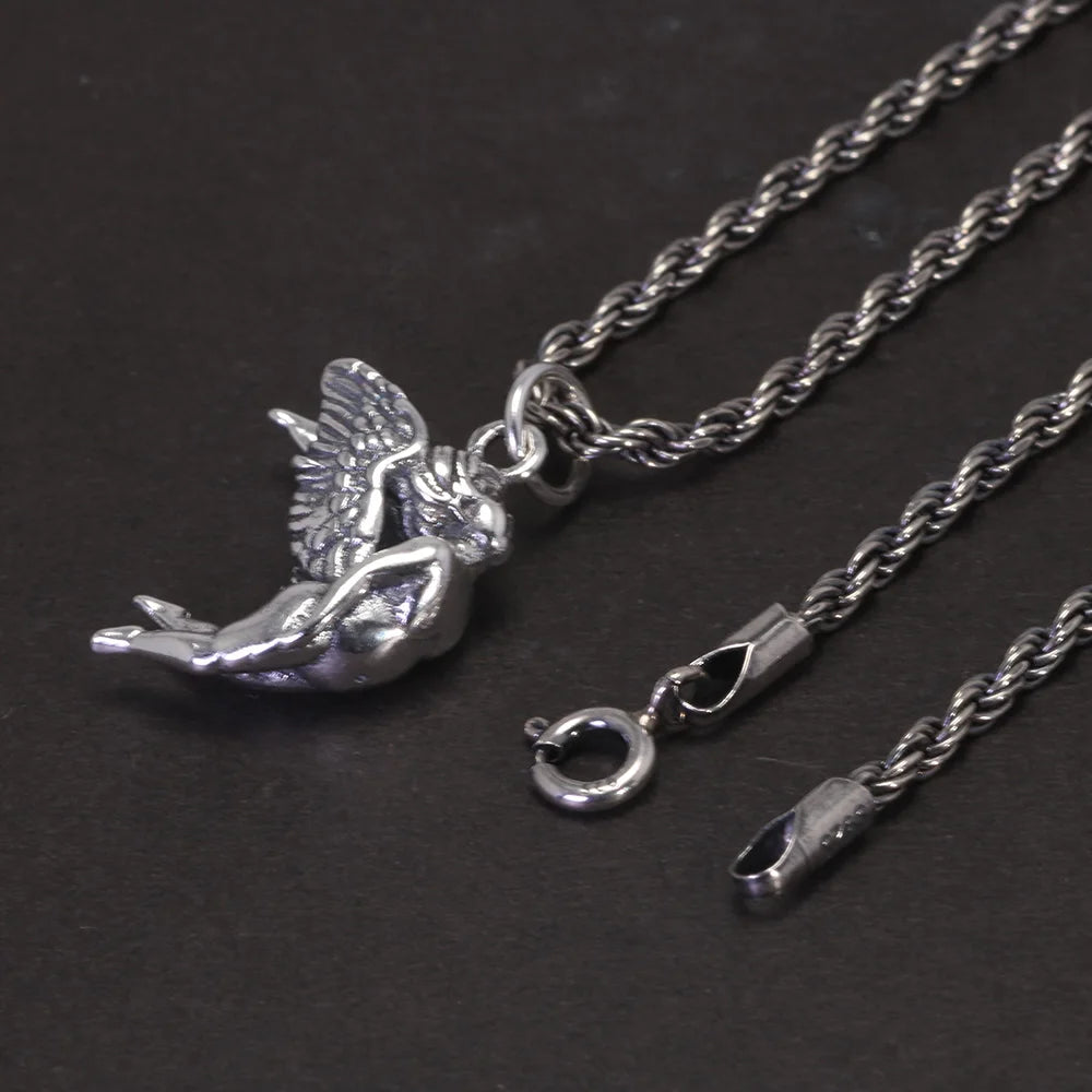 Cupid in Flight - Pendant & Necklace