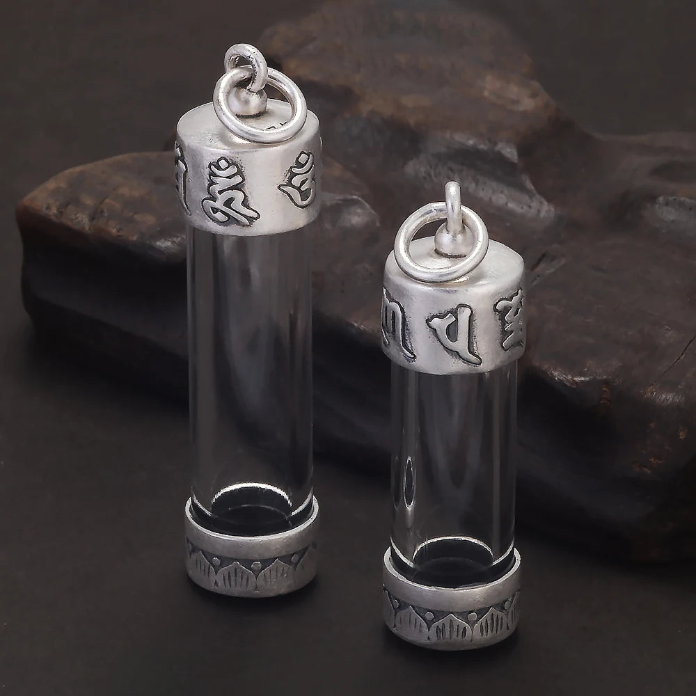 Openable Acrylic Vial Pendant & Necklace