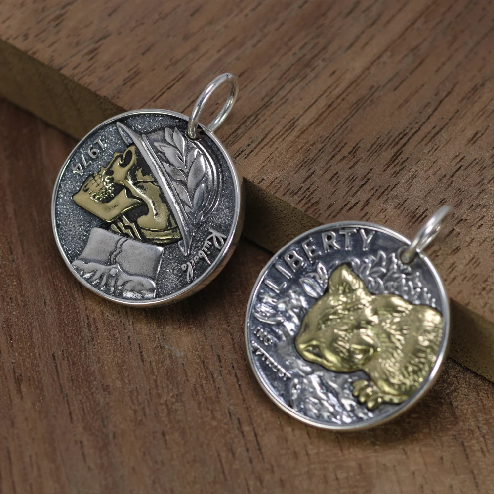 Double Sided Coin Pendants