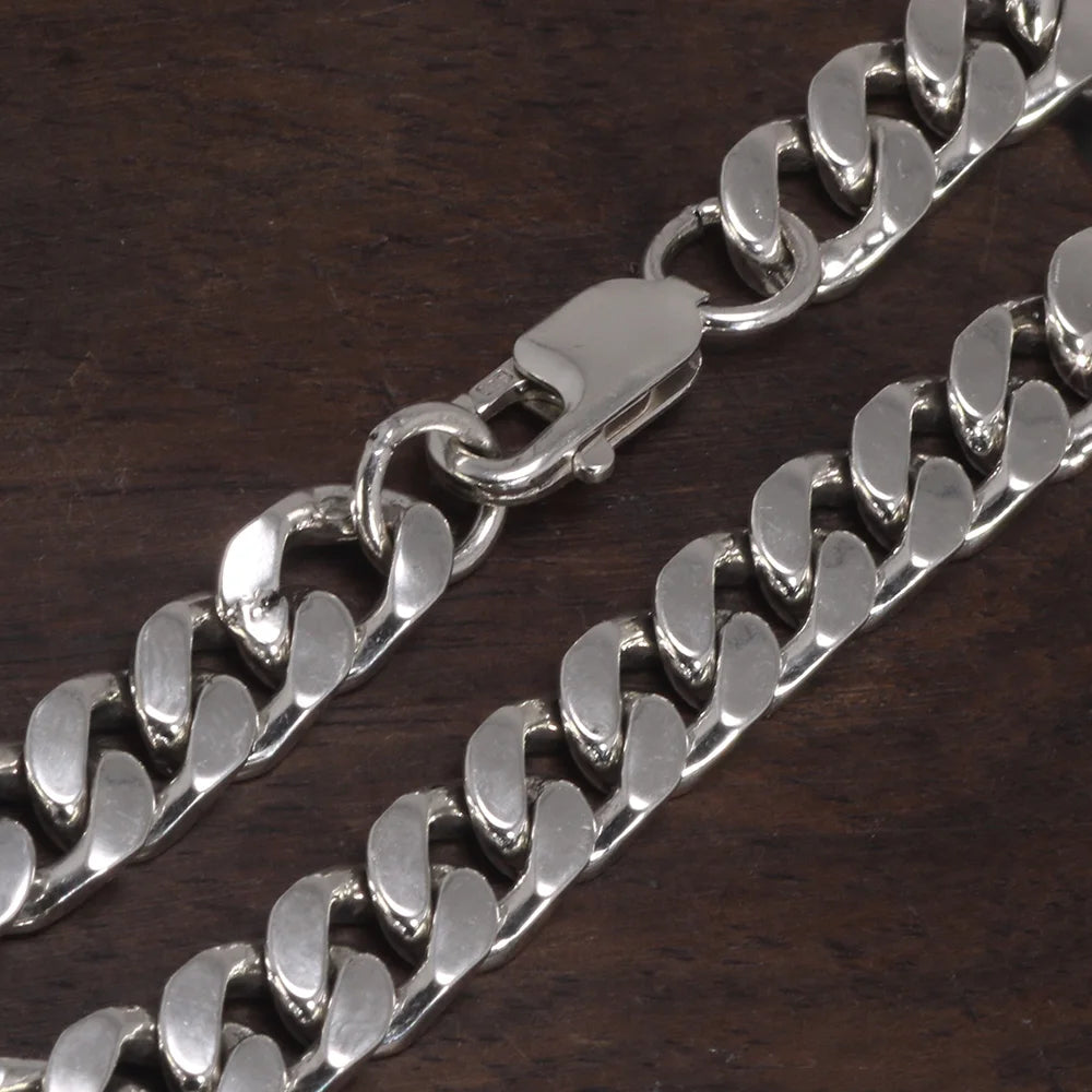 17cm Sterling Silver Cuban Bracelets