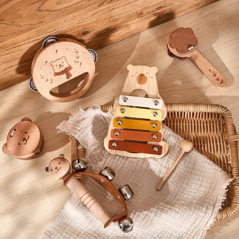 Kids Wooden Musical Instruments