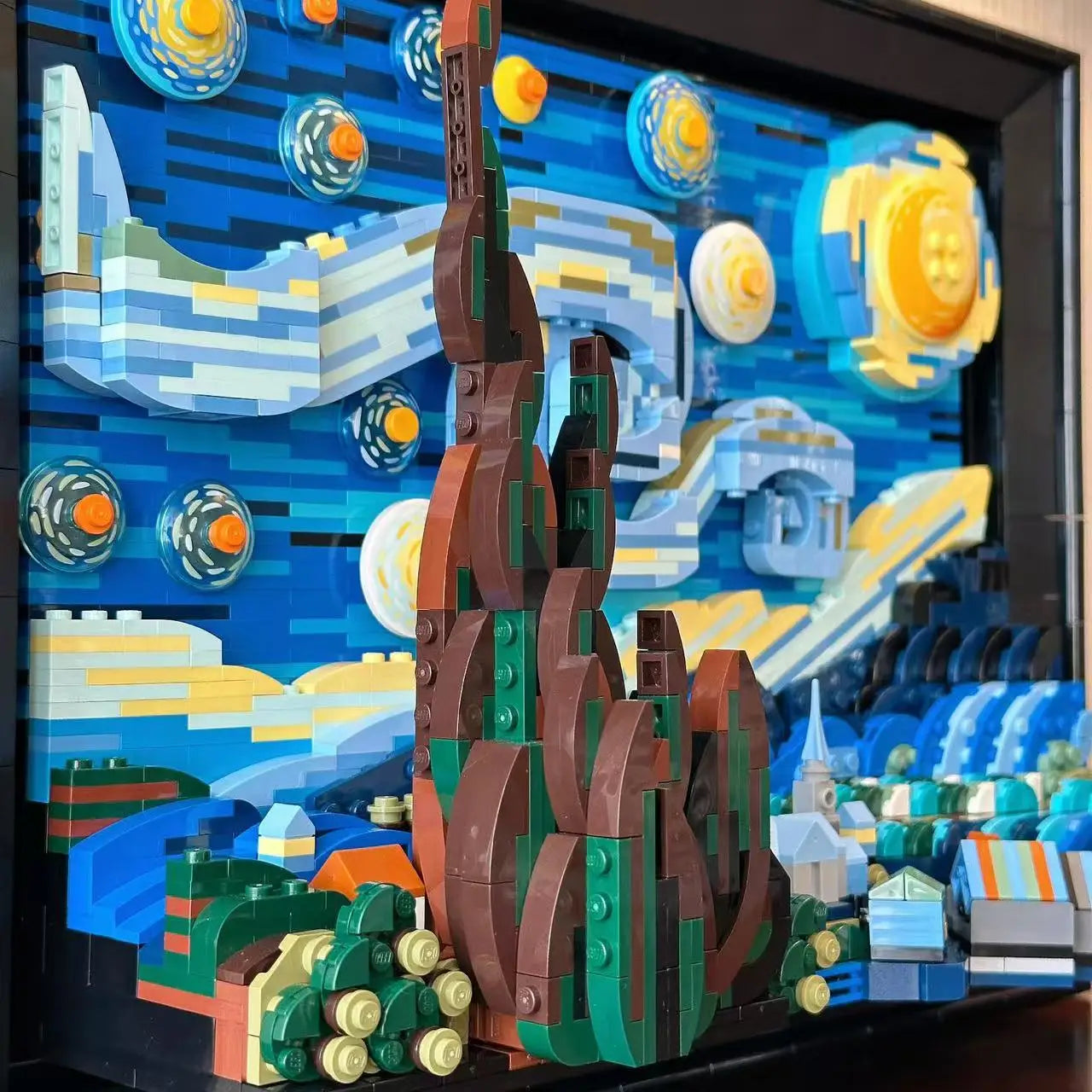 2316 PCS Vincent Van Gogh 'The Starry Night' Art Craft Assemble Bricks