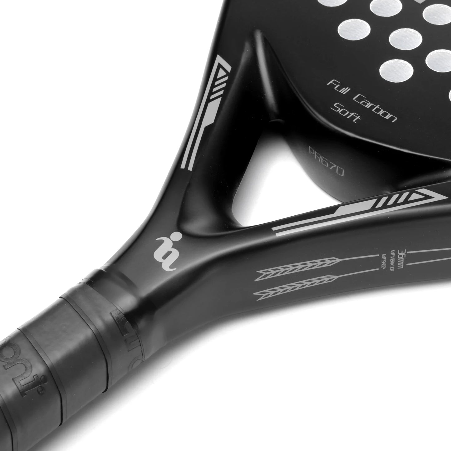 Black PR6 Padel Racket