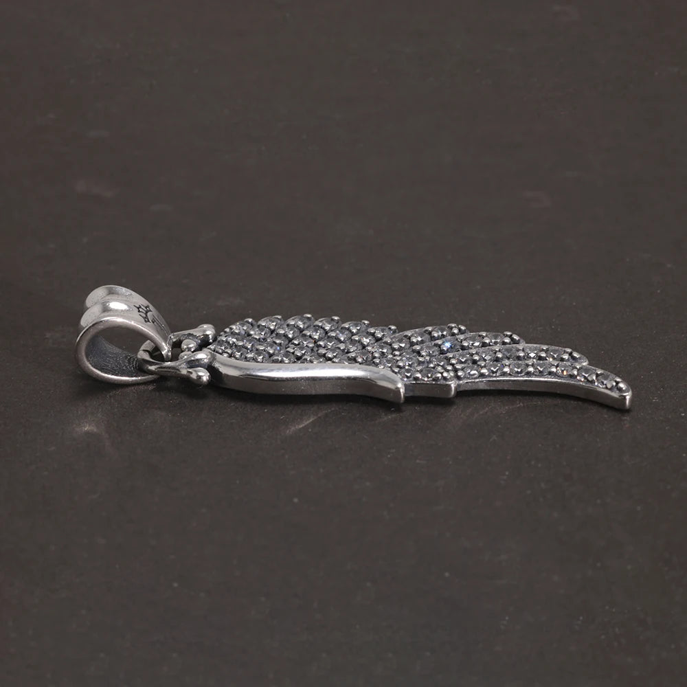 Silver Angel Wing Pendant