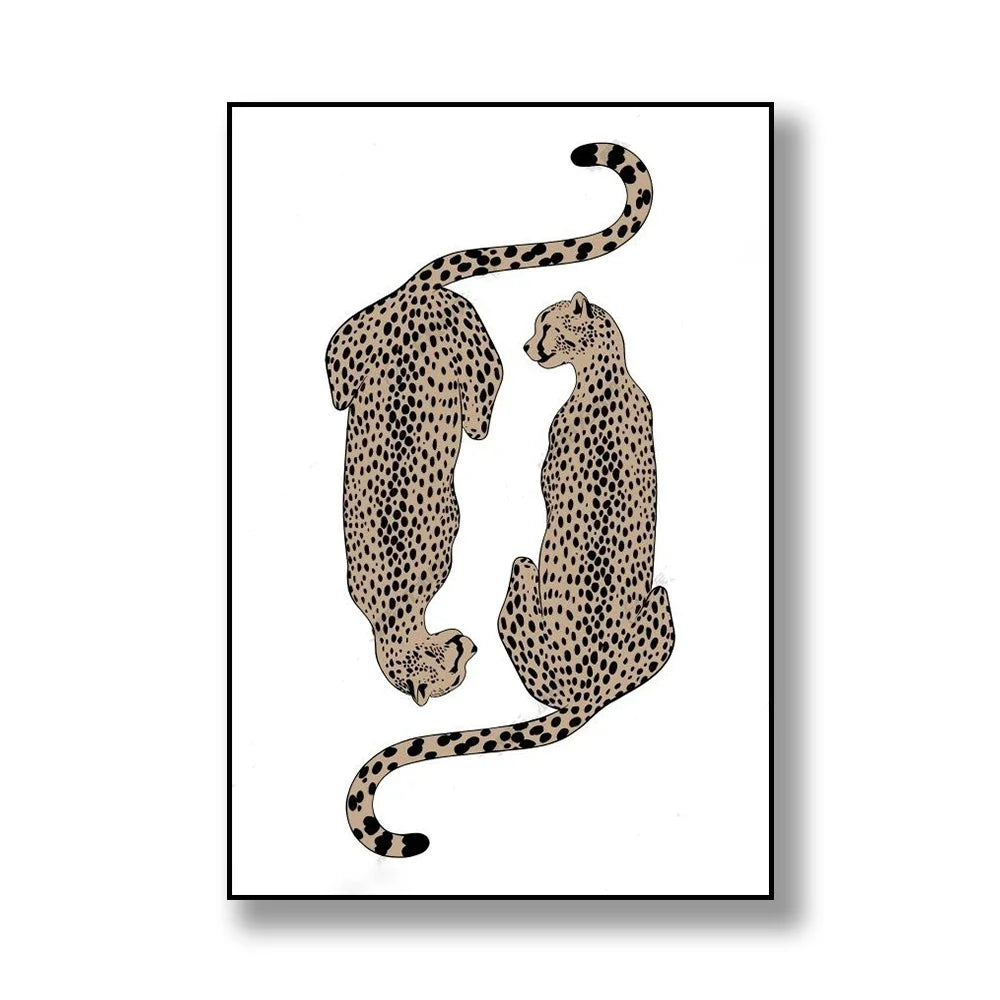 Leopards Canvas Print