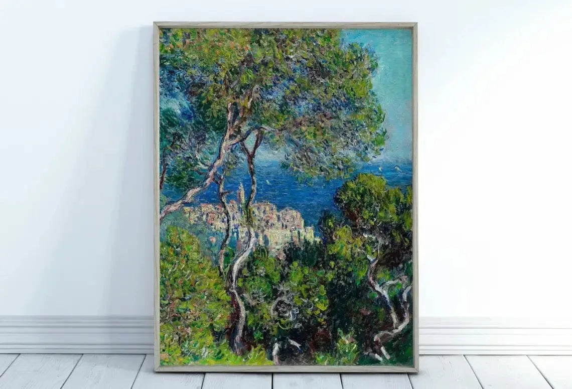 Bordighera - Claude Monet Abstract Art Print