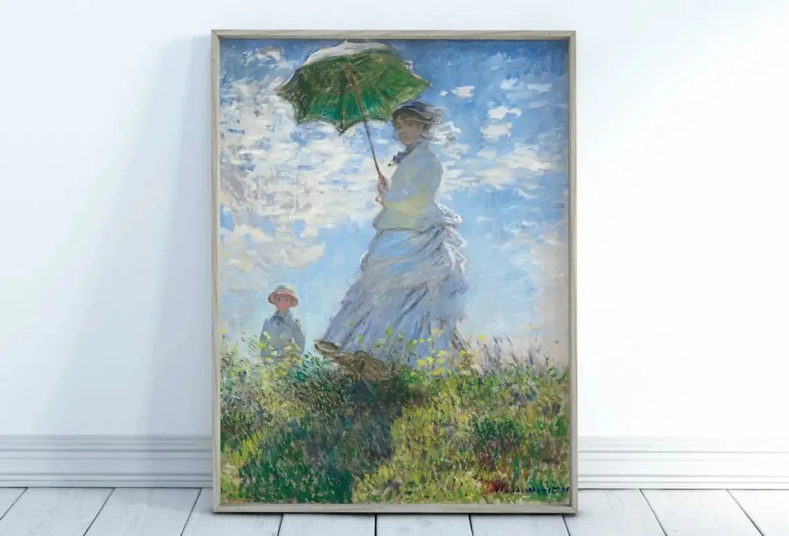 Claude Monet - Featuring Women - Abstract Art Prints