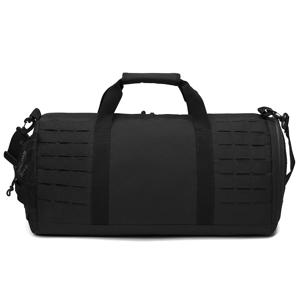 Black 40L Tactical Fitness Duffle Bag