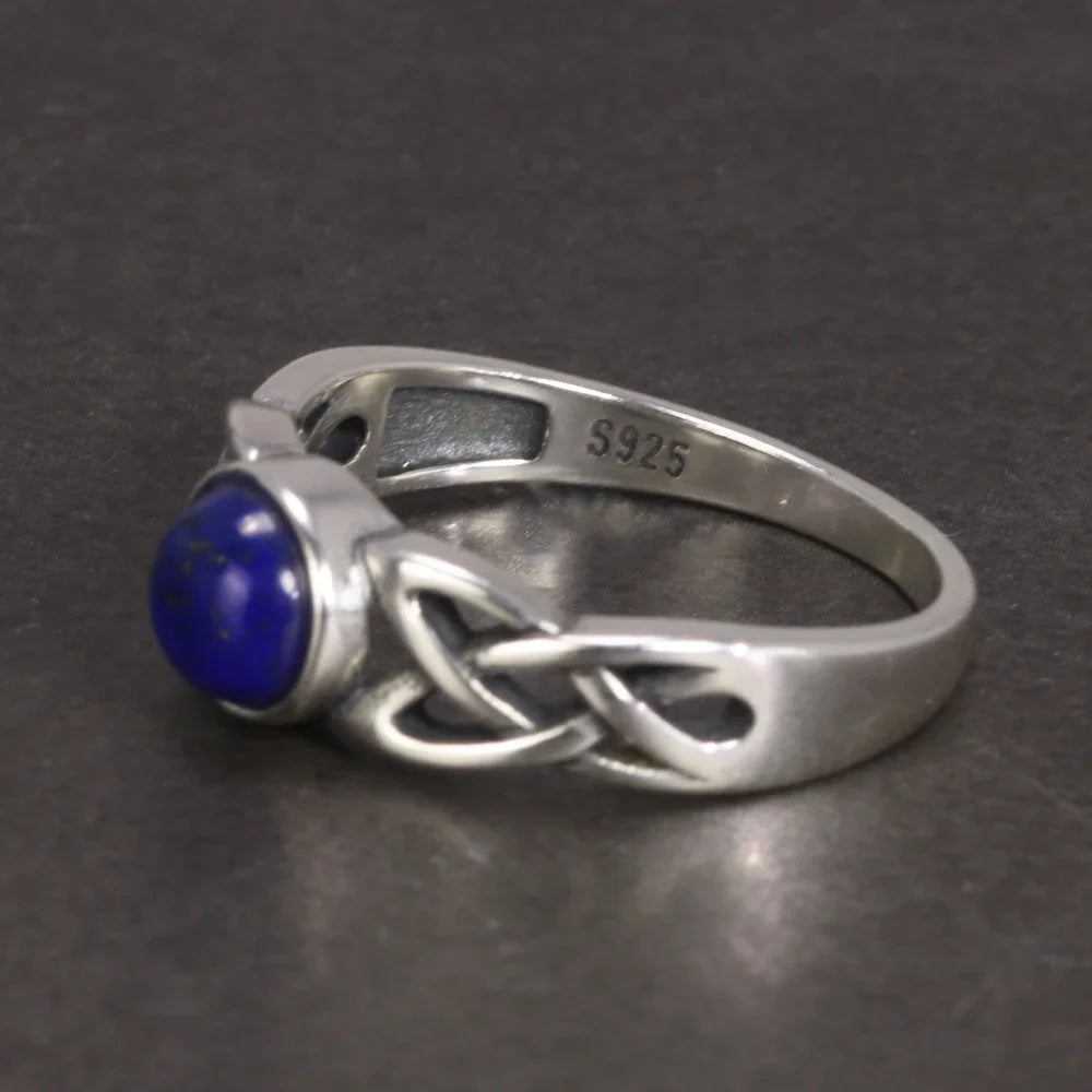 Classic Vampire Band with Natural Lapis Lazuli