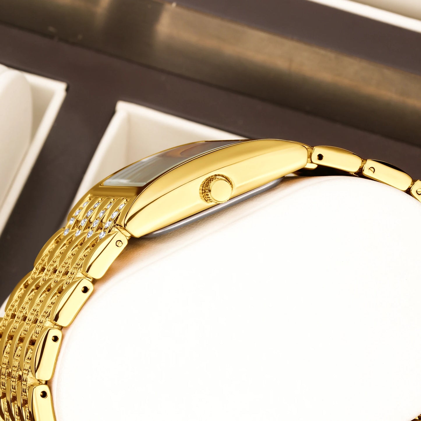 Yalalusi Quartz Crystal Band Watch - Dark Treasure