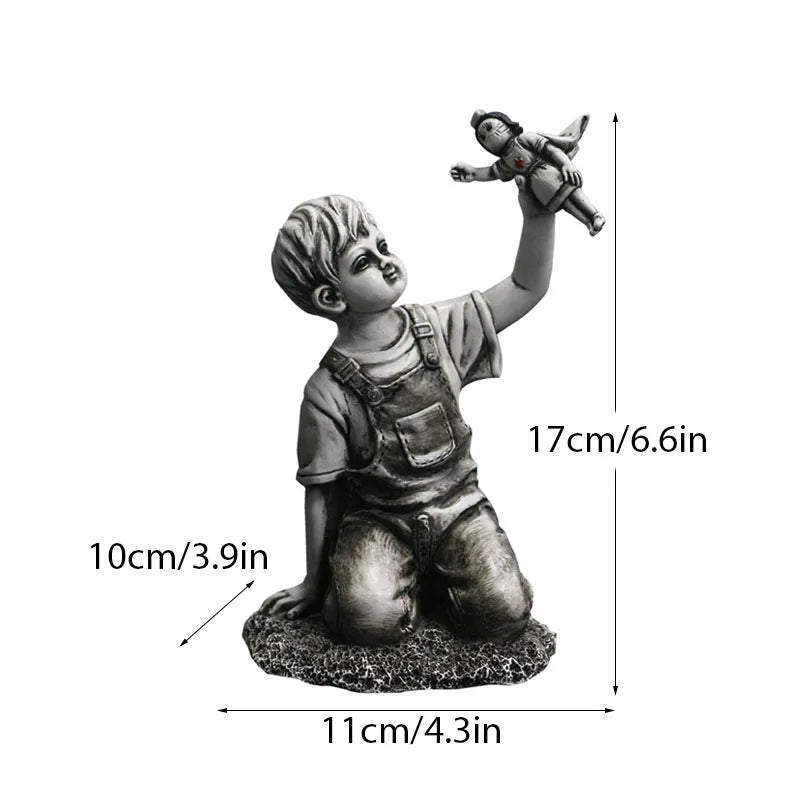 Cupid Kid - Banksy Sculpture