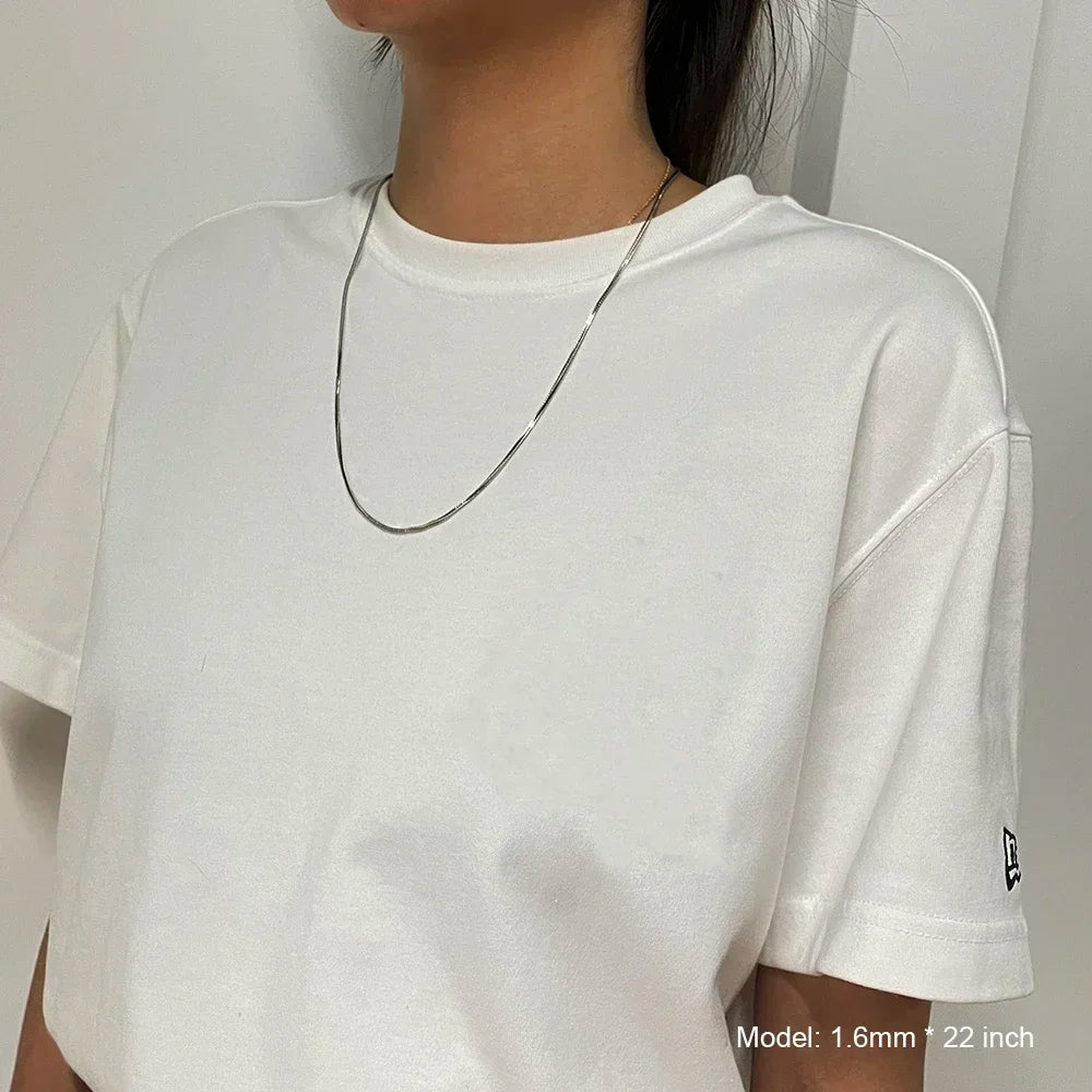 925 Sterling Silver Foxtail Chain