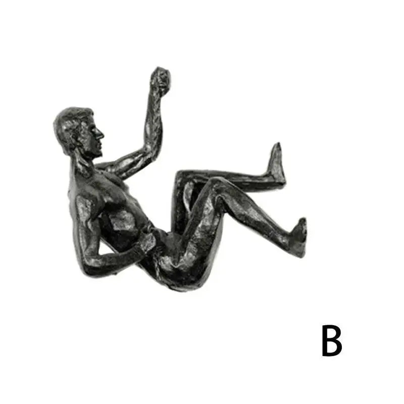 Rock Climber Wall Sculptures