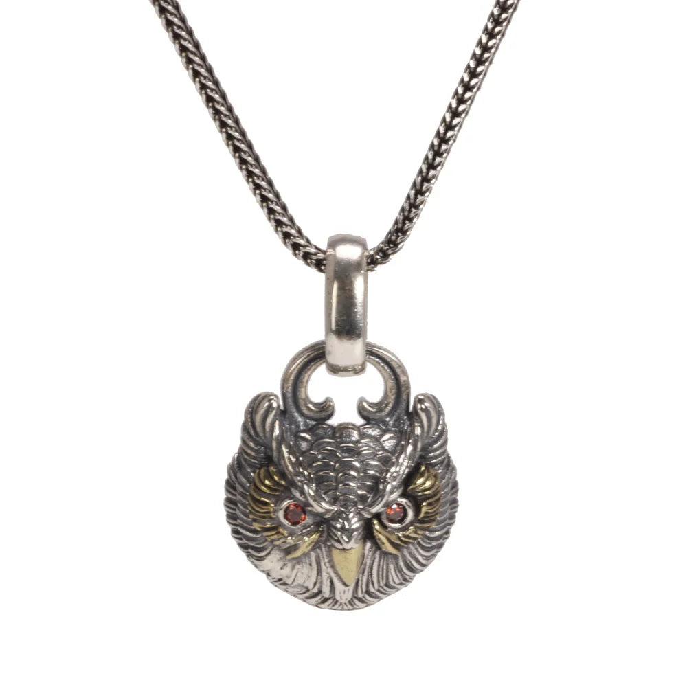 Red Owl Necklace