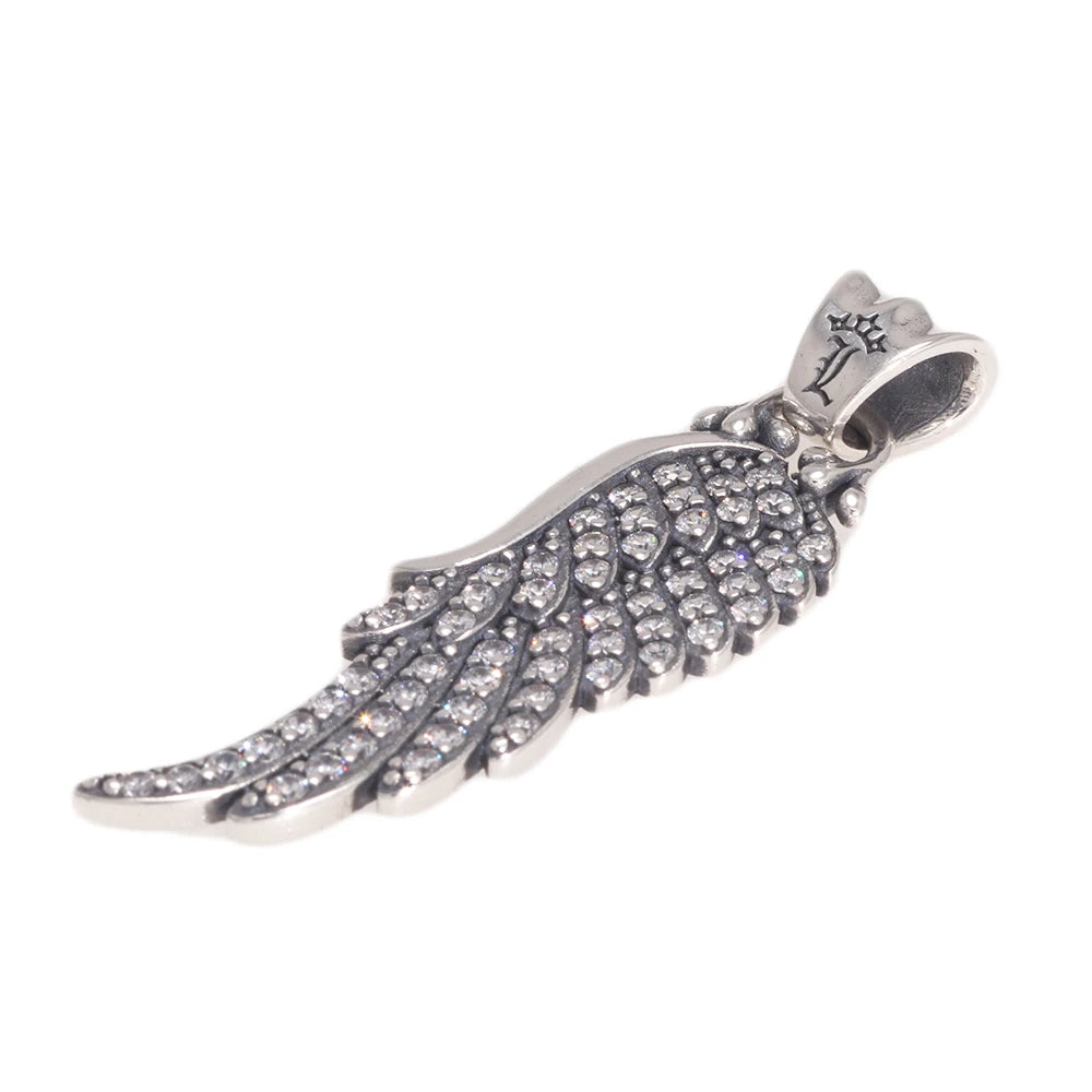 Silver Angel Wing Pendant