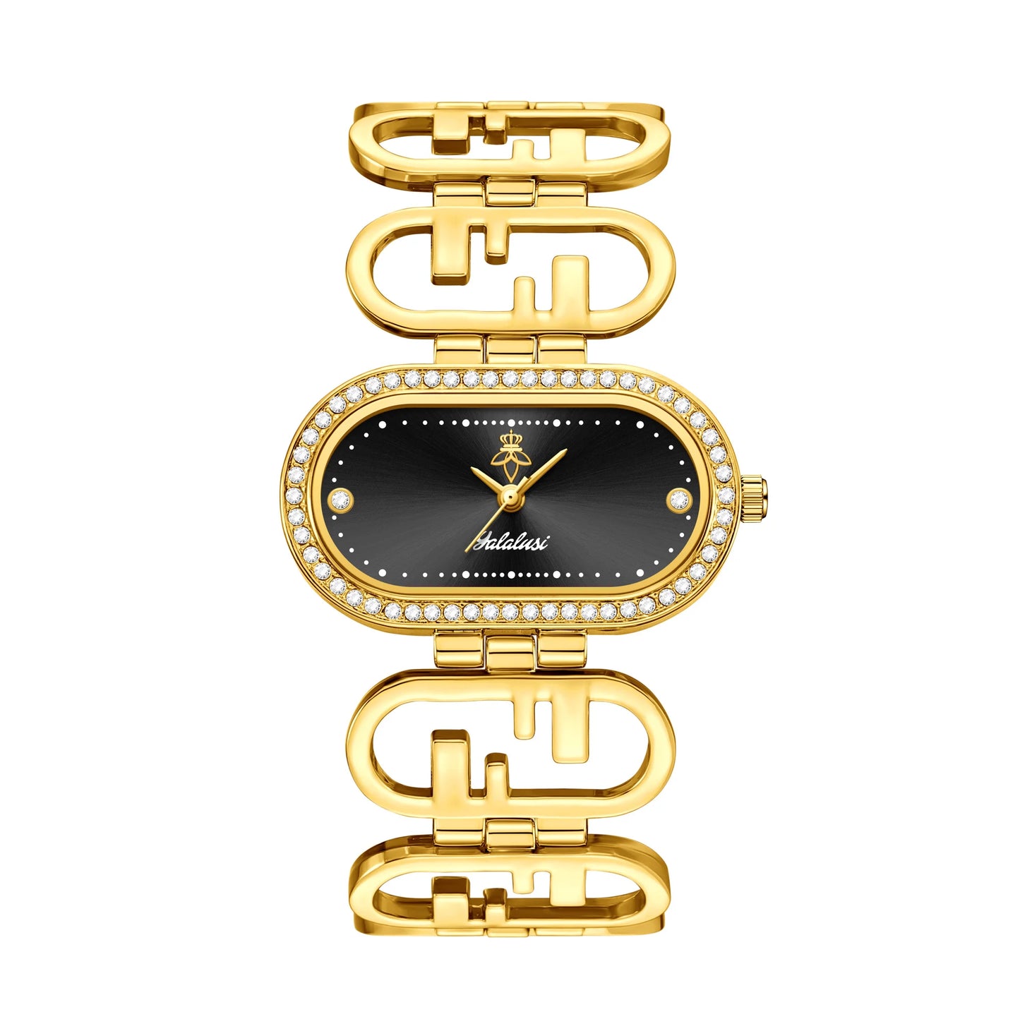 Yalalusi Oval Link Watch - Black