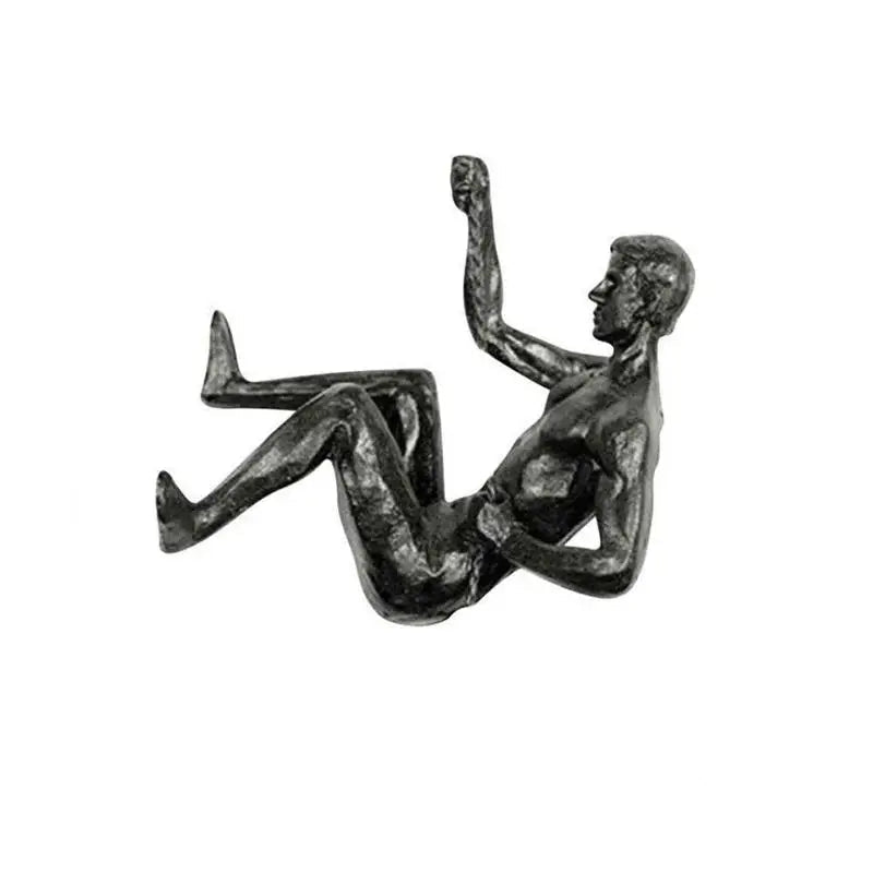 The Grip II - Rock Climber Wall Sculptures