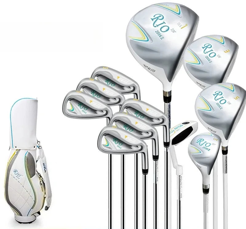 RIO 2016 Steel/Carbon 4/11pcs Golf Club Sets with Golf Bag