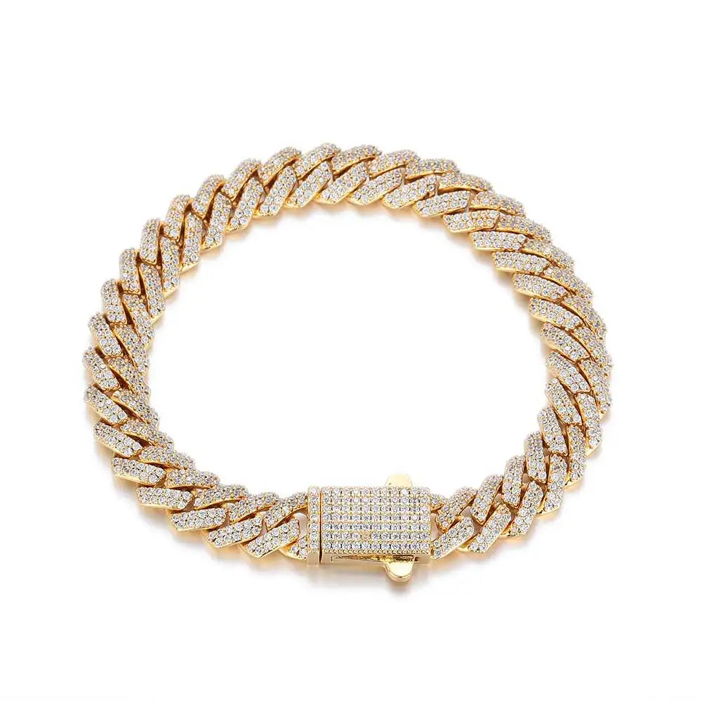 Cubic Zirconia Cuban Link Chains & Bracelets
