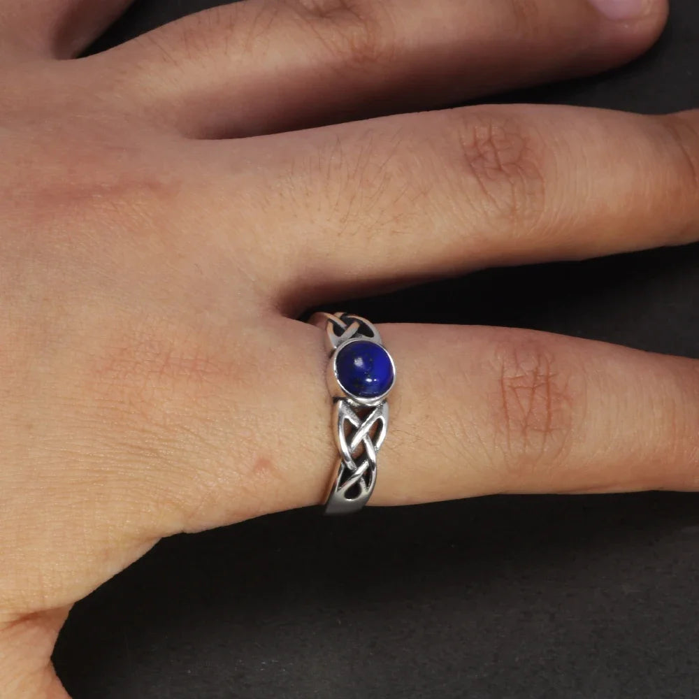 Classic Vampire Band with Natural Lapis Lazuli