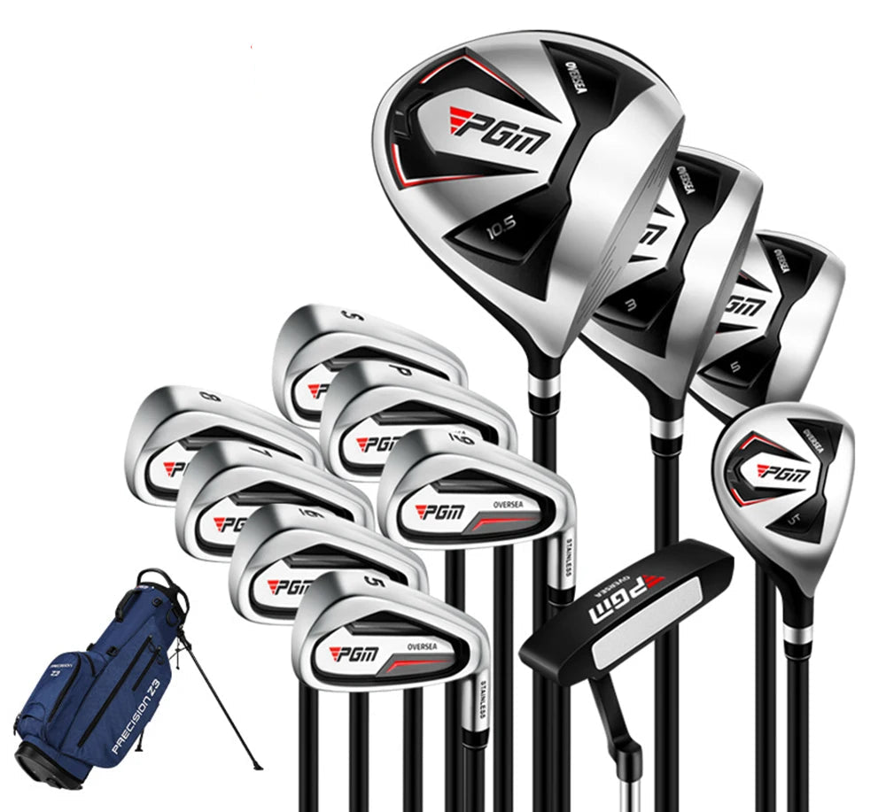 Steel & Carbon PGM Golf Club Sets & Precision X3 Bracket Bag / Gun Bag