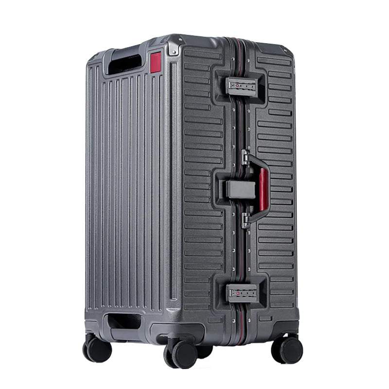 Wide Handle Reinforced Suitcase