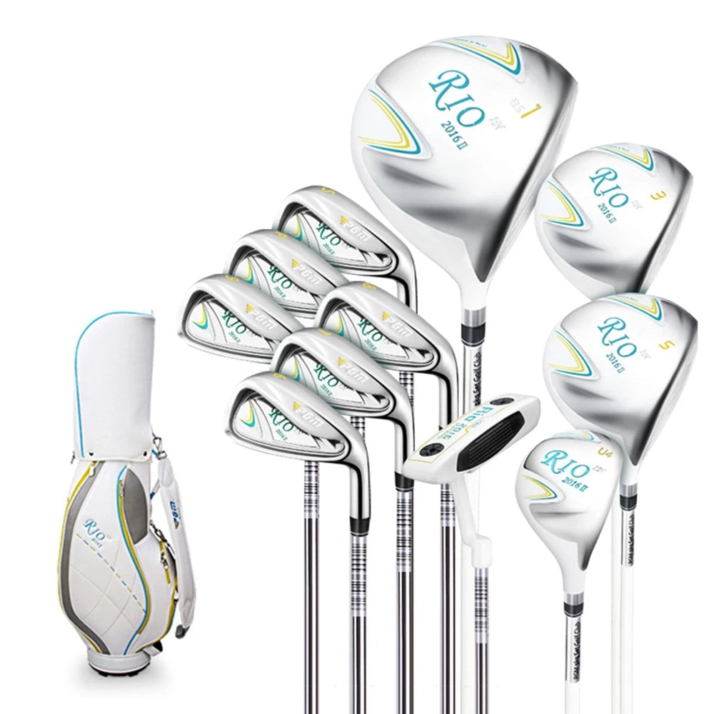 RIO 2016 Steel/Carbon 4/11pcs Golf Club Sets with Golf Bag