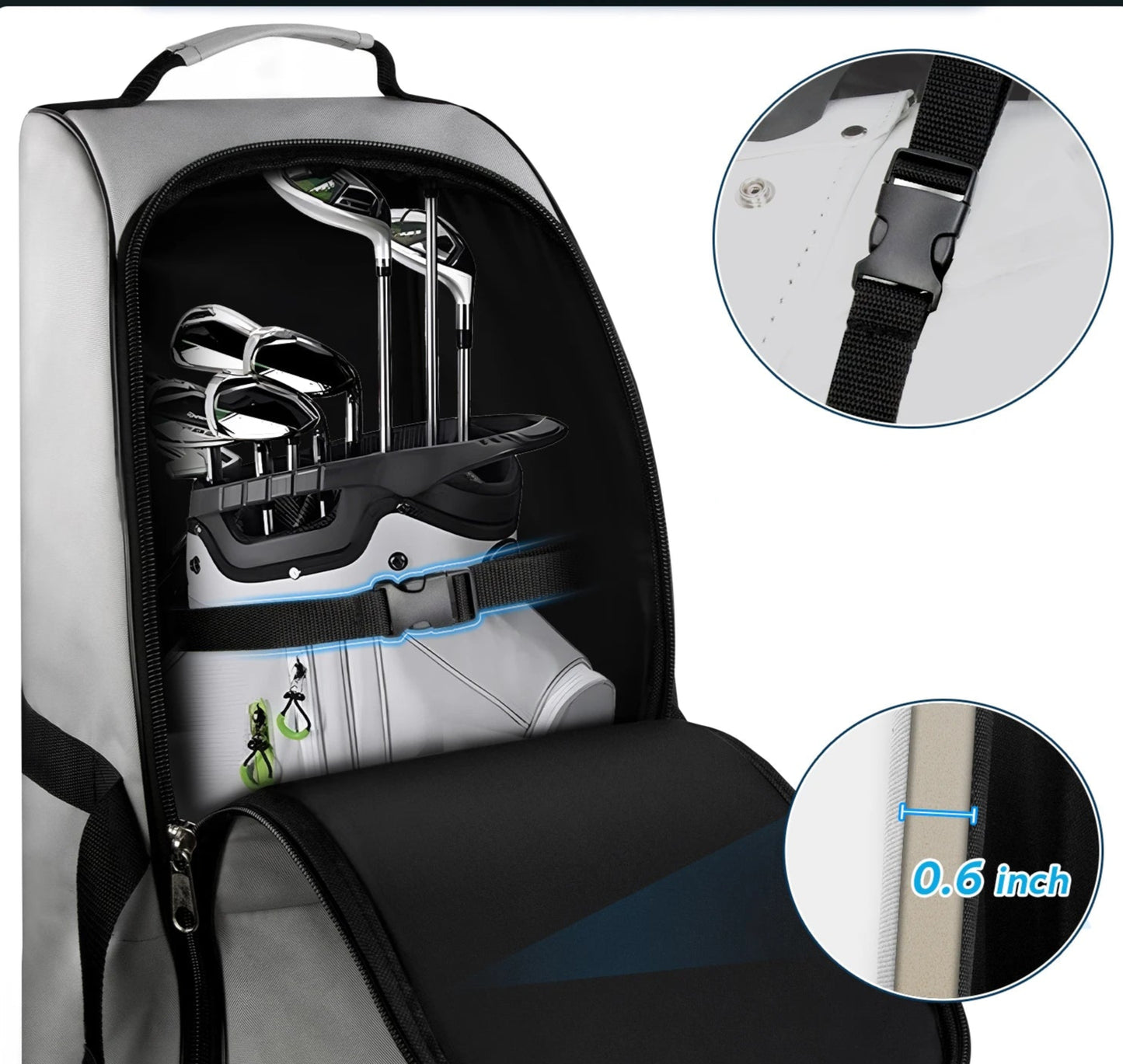 Heavy Duty Golf Bag Carrier