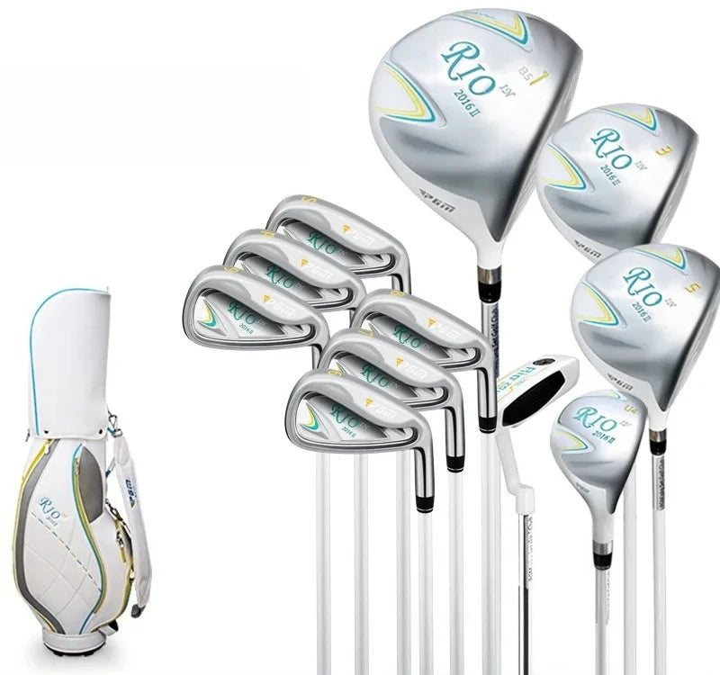 RIO 2016 Steel/Carbon 4/11pcs Golf Club Sets with Golf Bag