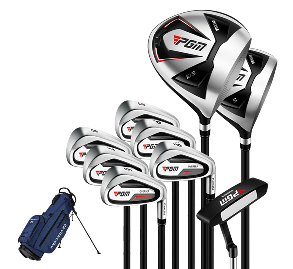 Steel & Carbon PGM Golf Club Sets & Precision X3 Bracket Bag / Gun Bag