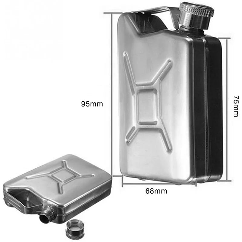 5 oz Jerry Can Hip Flask with Funnel