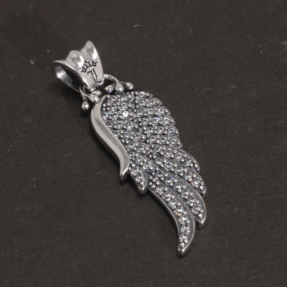 Silver Angel Wing Pendant