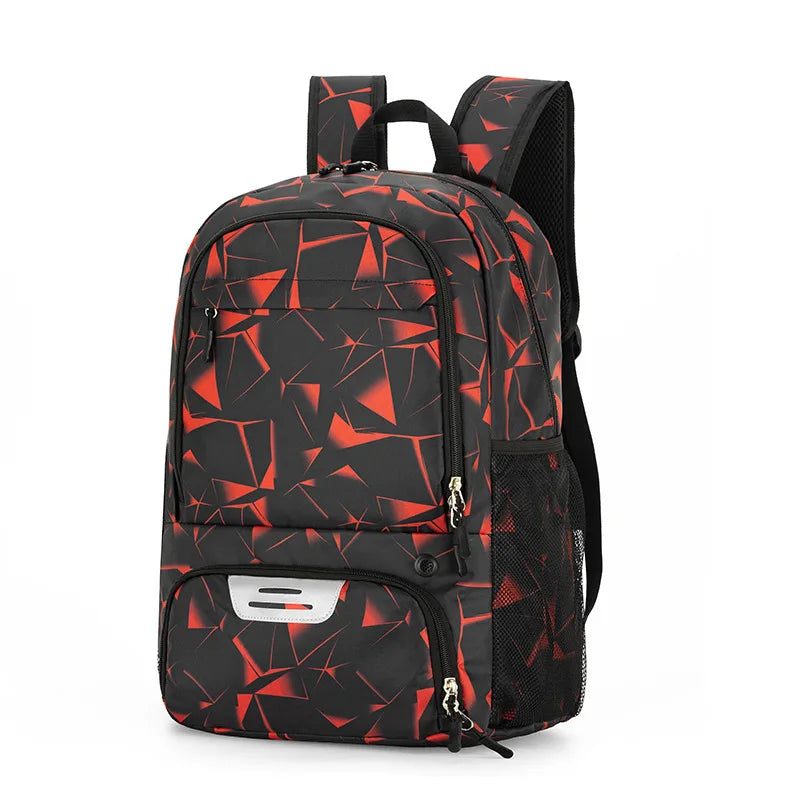 Red Big Basketball Backpack