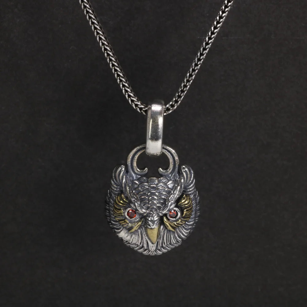 Red Owl Necklace