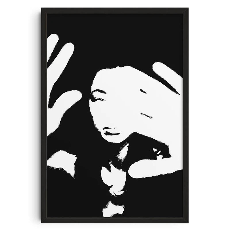 Candid - Vintage Retro Abstract Print Poster