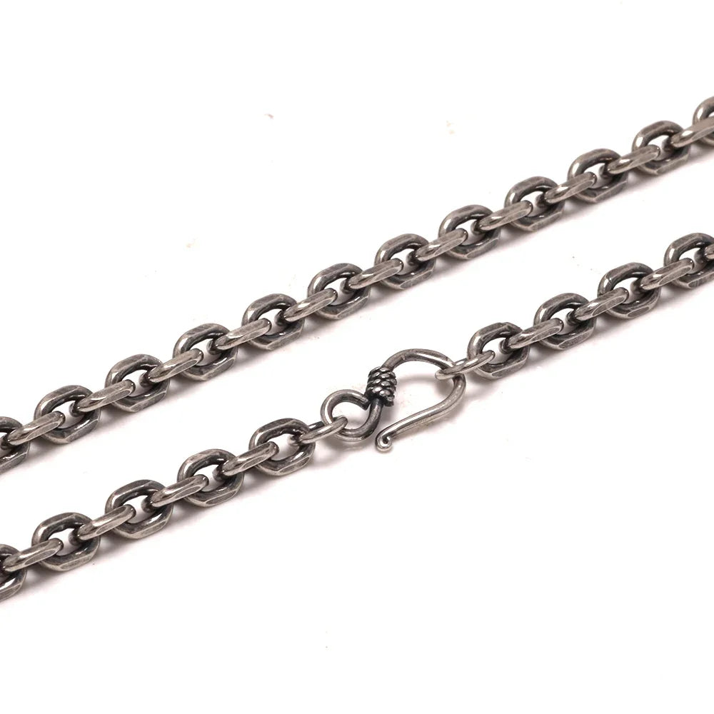 45cm Sterling Silver Viking Link Chain