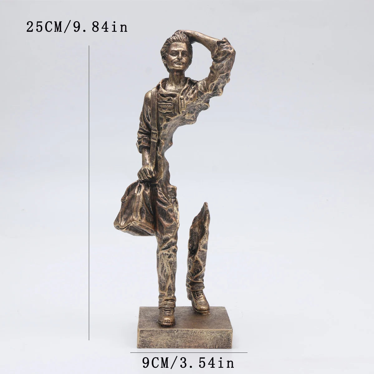 Bronze - Abstract Traveller Sculpture