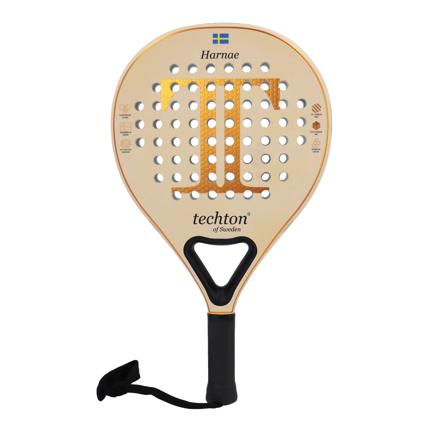 Gold - Carbon EVA PT Techton Padel Rackets