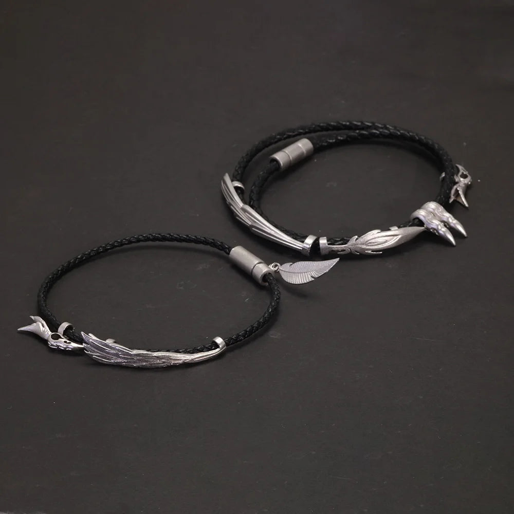 Silver Wax Rope Bracelets